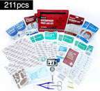 211 PCS Waterproof First Aid Kit, IPX7 Rated Dry Bag - Image 6