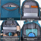 G4Free 45L Hiking Travel Backpack Waterproof - Image 5