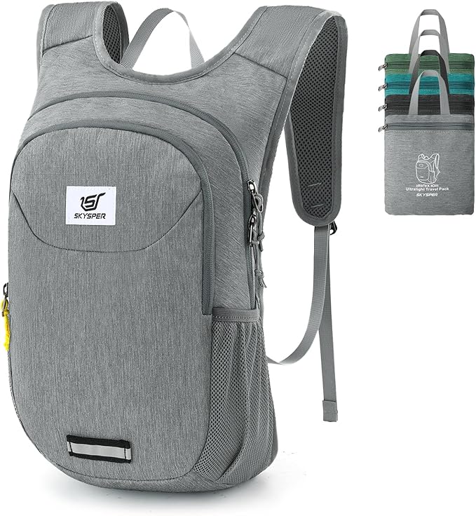SKYSPER Small Hiking Backpack 10L Packable Lightweight Back Pack Foldable by SKYSPER