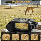 WOSPORTS 4K Infrared Night Vision Goggles – 1300FT Range, 8X Digital Zoom - Image 5