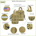 Tactical Pouch Water-Resistant Molle Multi Functional EDC Tool Compact Bag - Image 4