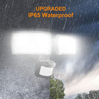 LEPOWER LED Security Lights Motion Sensor Light Outdoor, 30W 3200LM Motion - Image 6