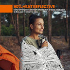 Emergency Blanket, Mylar Thermal Space Blanket - Image 5