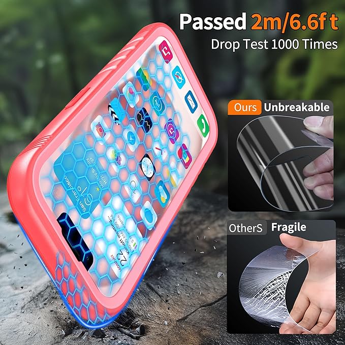 Cozycase Compatible with iPhone 14 Waterproof Case - Image 4
