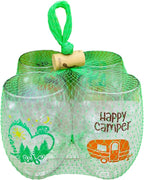Set of 4 Shatterproof Designer 16 oz Plastic Wine Glasses MADE in the USA - Image 3
