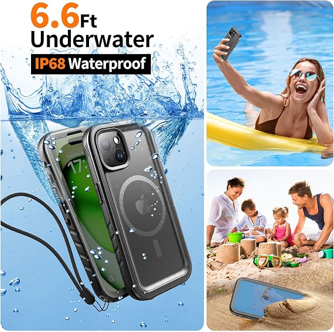 Cozycase for iPhone 14 Plus Waterproof Shockproof Dustproof Case - Image 3