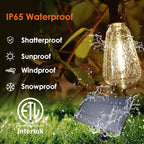 Bdrofn 2 Pack 120FT Solar String Lights Outdoor, Solar Patio Lights Waterproof - Image 5