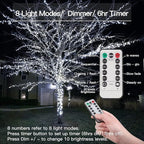 suddus 66ft 200 LED Outdoor String Lights, Led Twinkle Lights - Image 2