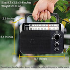 Retekess TR604 AM FM Radio, Portable Radio Plug in Wall, D Battery Operated - Image 4