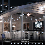 Joomer Solar Powered String Lights Waterproof, 39FT 60 LED Outdoor Solar String - Image 7