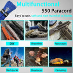 VVAAGG Reflective Paracord Rope 100FT, 7 Strand Nylon para Cord Lanyard Utility - Image 6