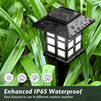 SOLPEX Solar Outdoor Lights, 12 Pack Path Lights, Walkway Light Outdoor - Image 3