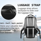 Volher Laptop Backpack, Business Travel Anti Theft Slim Durable Laptops Backpack - Image 6