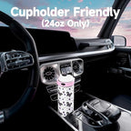 24 oz Insulated Water Bottle - Image 6