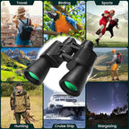 20x50 High Powered Binoculars for Adults, Waterproof Compact Binoculars - Image 7