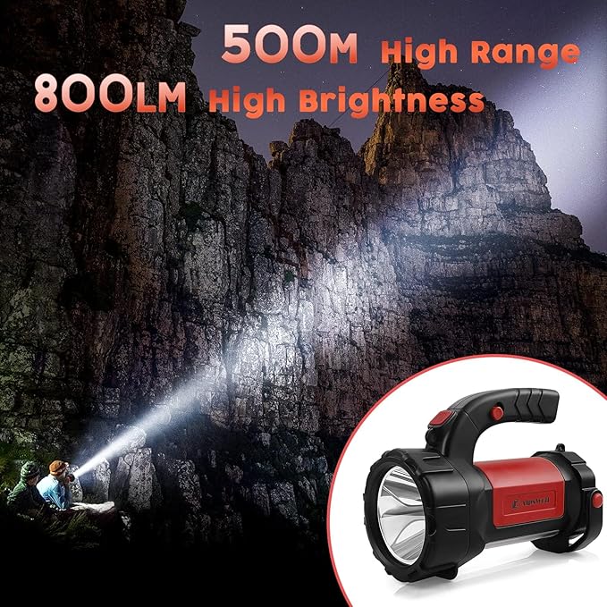 AlpsWolf Camping Lantern Rechargeable, 2 Pack Same LED Flashlight Spotlight - Image 4