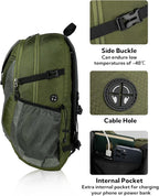 WATERFLY Lightweight Packable Hiking Backpack: 30L Foldable Travel Daypack - Image 4