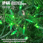 HISHINY Green String Lights 100 Count Mini St. Patrick's Day Decorations Lights - Image 3