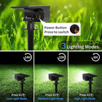 Tadyreal Solar Spot Lights Outdoor 6 Pack, Solar Landscape Spotlights Waterproof - Image 6