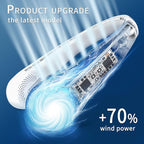 FrSara Neck Fan, Portable Personal Fan Strong Wind, Air Volume, 360° Cooling - Image 2