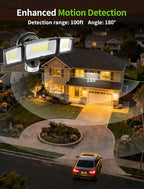 100W LED Security Lights, 11000LM Hardwired Flood Lights - Image 5