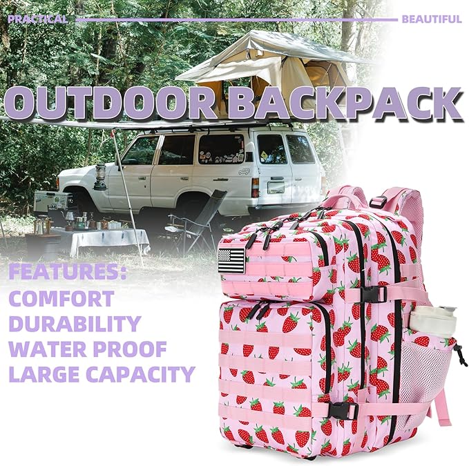 Lovelinks21 25L Tactical Military Backpack Small Travel Rucksack - Image 6