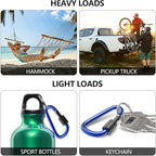 sprookber 3" Locking Carabiners | Keychain Carbineers D Ring Key Clip Spring - Image 7