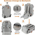 Lumesner Rolling Backpack for Men and Women, Extra Large 42L Travel Backpack - Image 6