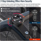 sincetop Bike Phone Mount, Mountain Bicycle Stem Cap Phone Holder, Universal - Image 4