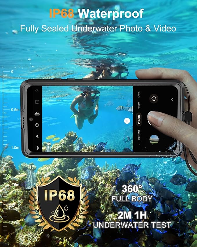 for Samsung Galaxy S26 Ultra Waterproof Case, Magnetic Heavy Duty Military - Image 3