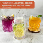 Lily's Home Unbreakable Premium Drinking Glasses Set of 4, Plastic Cups - Image 6