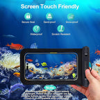Up to 8.7" 6 Pack Multicolor Waterproof Phone Pouch, Large Phone Waterproof - Image 5