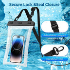 CACOE [Floatable Floating Universal IPX8 Waterproof Phone case 2 Pack-Up to - Image 6