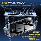 SPIDERCASE Designed for Samsung Galaxy S25 Case Waterproof, Built-in Full - Image 3