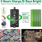 HXWEIYE Rechargeable Fairy Lights - Image 2