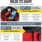 2-Section Foldable Trunk Organizer – Compact Car Storage - Image 9