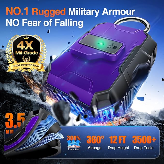 Armoured Heavy Duty for AirPods Pro3 Generation Case - Image 2