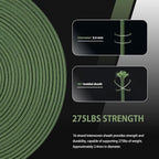 Abma Cord 2.4mm Paracord 275 100ft Nylon Rope 4 Strands Tactical Parachute Cord - Image 4