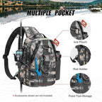Piscifun Fishing Backpack with Rod Holder, Lightweight Sling Bag Storge Gear - Image 4