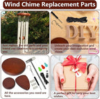 Wind Chime Replacement Parts, Wind Catcher, 19.6FT Nylon Cord, DIY Wind Chime - Image 4