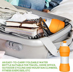 Collapsible Lightweight 20oz Water Bottle, Food-Grade Silicone BPA Free - Image 8