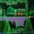 2 Pack 480 LED Solar Chrismas Lights Outdoor, Solar String Lights - Image 2