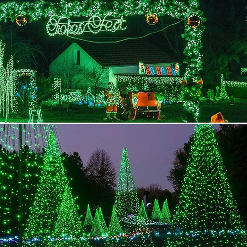 2 Pack 480 LED Solar Chrismas Lights Outdoor, Solar String Lights - Image 2