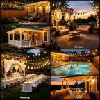 100FT Remote Outdoor String Lights - Image 2
