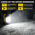 LED Work Light 10000 Lumens, Portable Work Light - Image 2