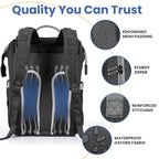PILLANI Baby Diaper Bag Backpack - Image 6