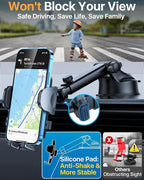 【98+LBS Strongest Suction & Military-Grade】Ultimate Car Phone Mount【Patent & - Image 5