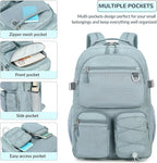 Lohol Multi-Pocket Backpack for School College Travel, Heavy Duty Big Bookbag - Image 6