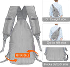 ZOMAKE Sling Bag, Small Crossbody Sling Backpack, Water Resistant Shoulder - Image 5