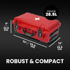NANUK 935 Wheeled Waterproof First Aid Box Empty – Durable, Medical First Aid - Image 5